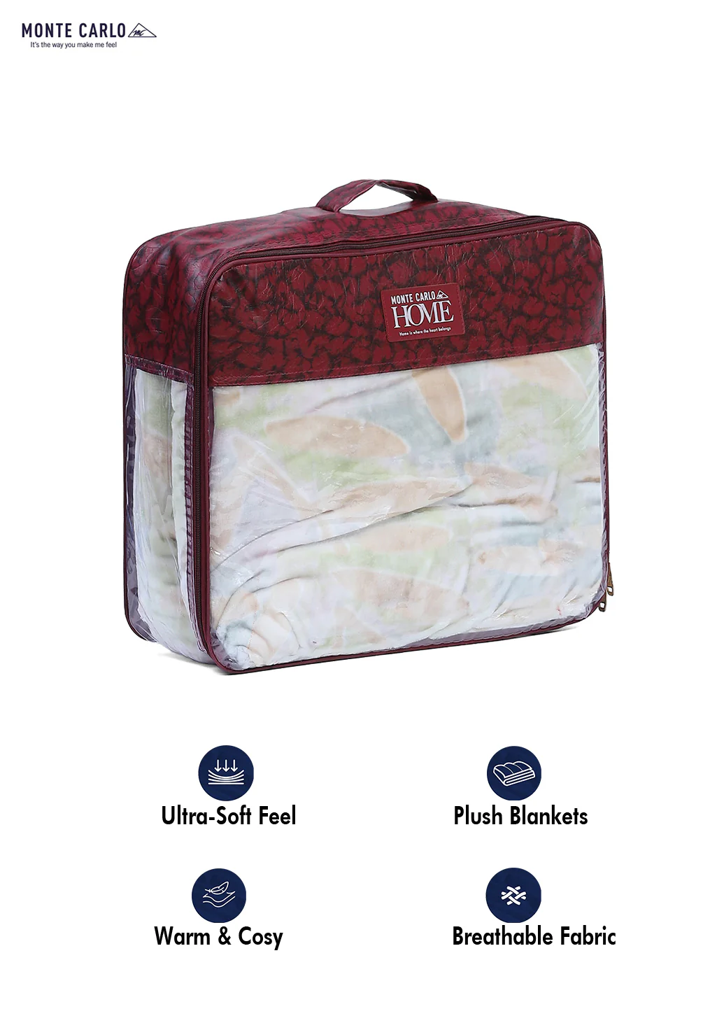 Printed Single Bed 710 GSM Blanket Ignis 2 Ply (Weight 2.5 kg) - Image 8