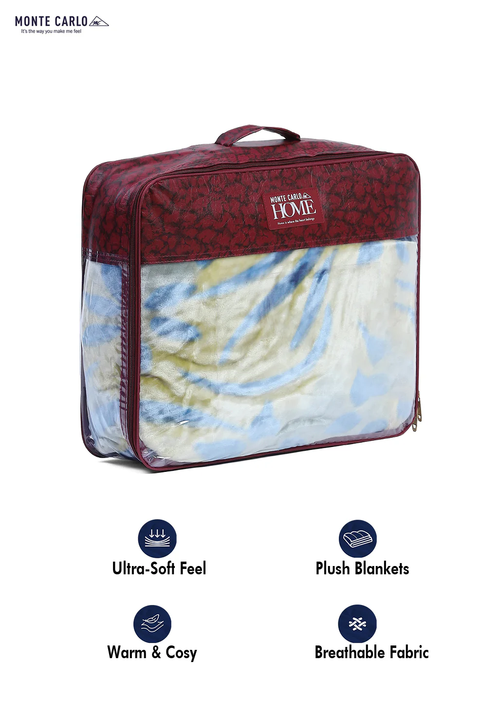 Printed Single Bed 710 GSM Blanket Ignis 2 Ply (Weight 2.5 kg) - Image 8