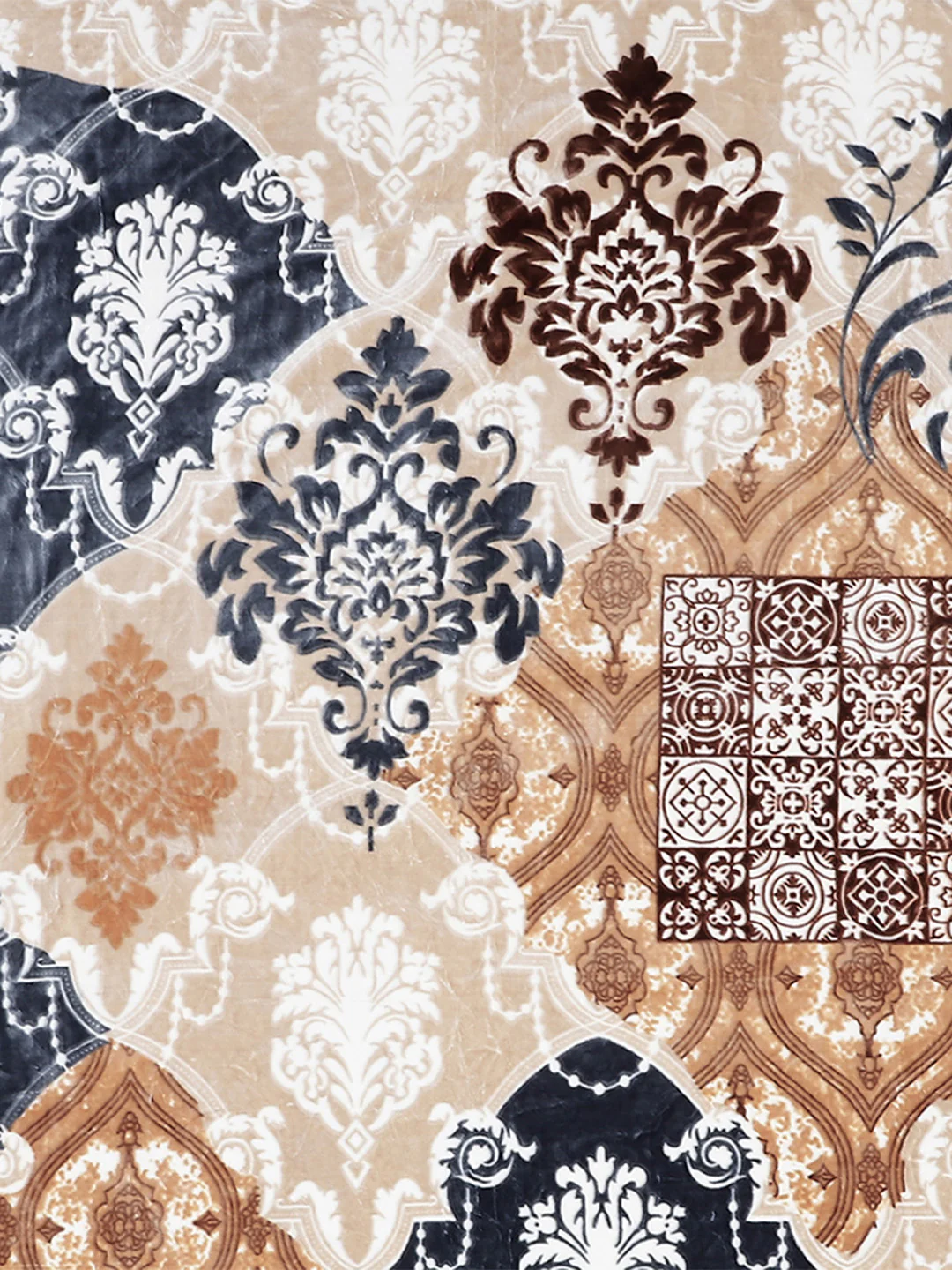 Printed Single Bed 852 GSM Blanket Allen 2 Ply (Weight 3 kg) - Image 6