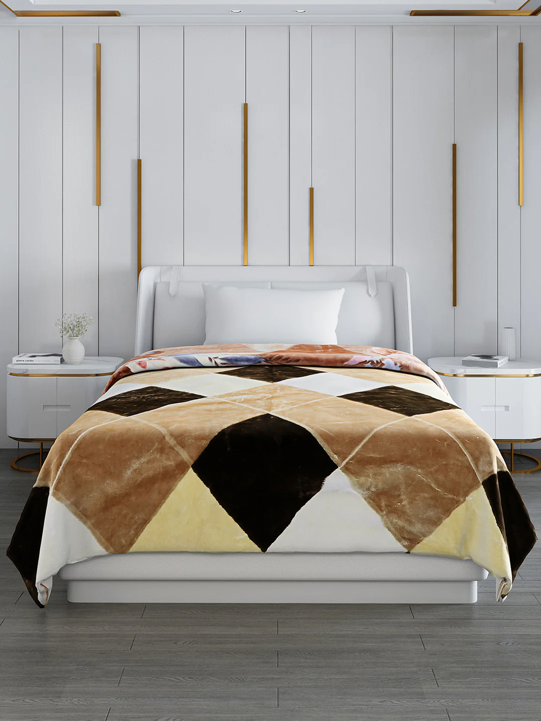 Printed Single Bed 852 GSM Blanket Galaxy 2 Ply (Weight 3 kg) - Image 3