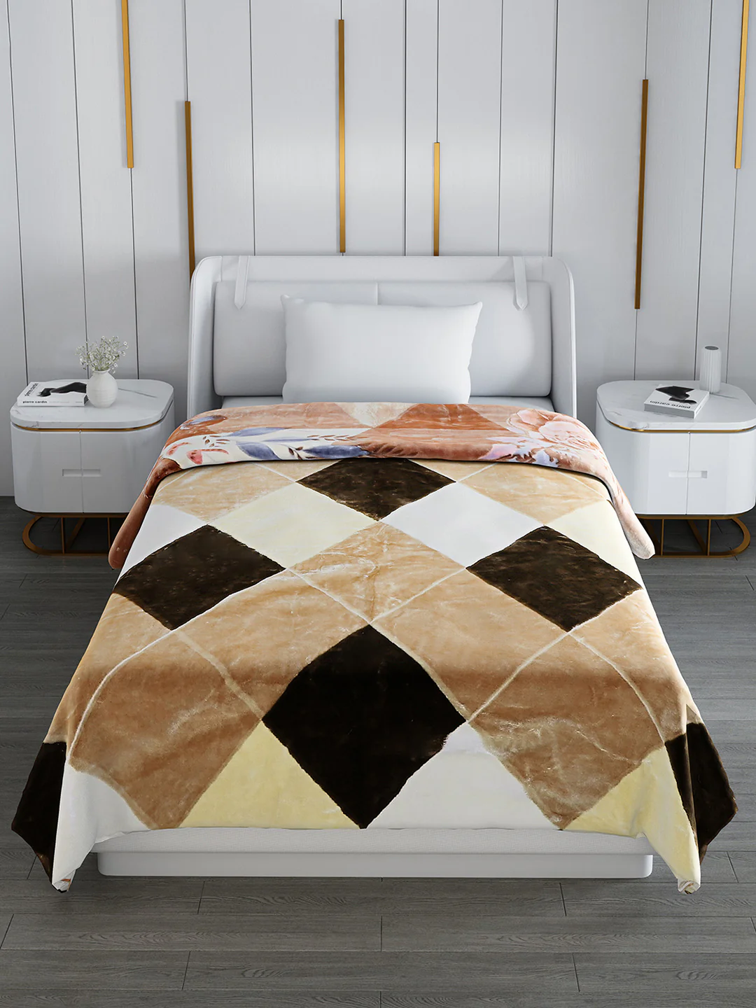 Printed Single Bed 852 GSM Blanket Galaxy 2 Ply (Weight 3 kg) - Image 4