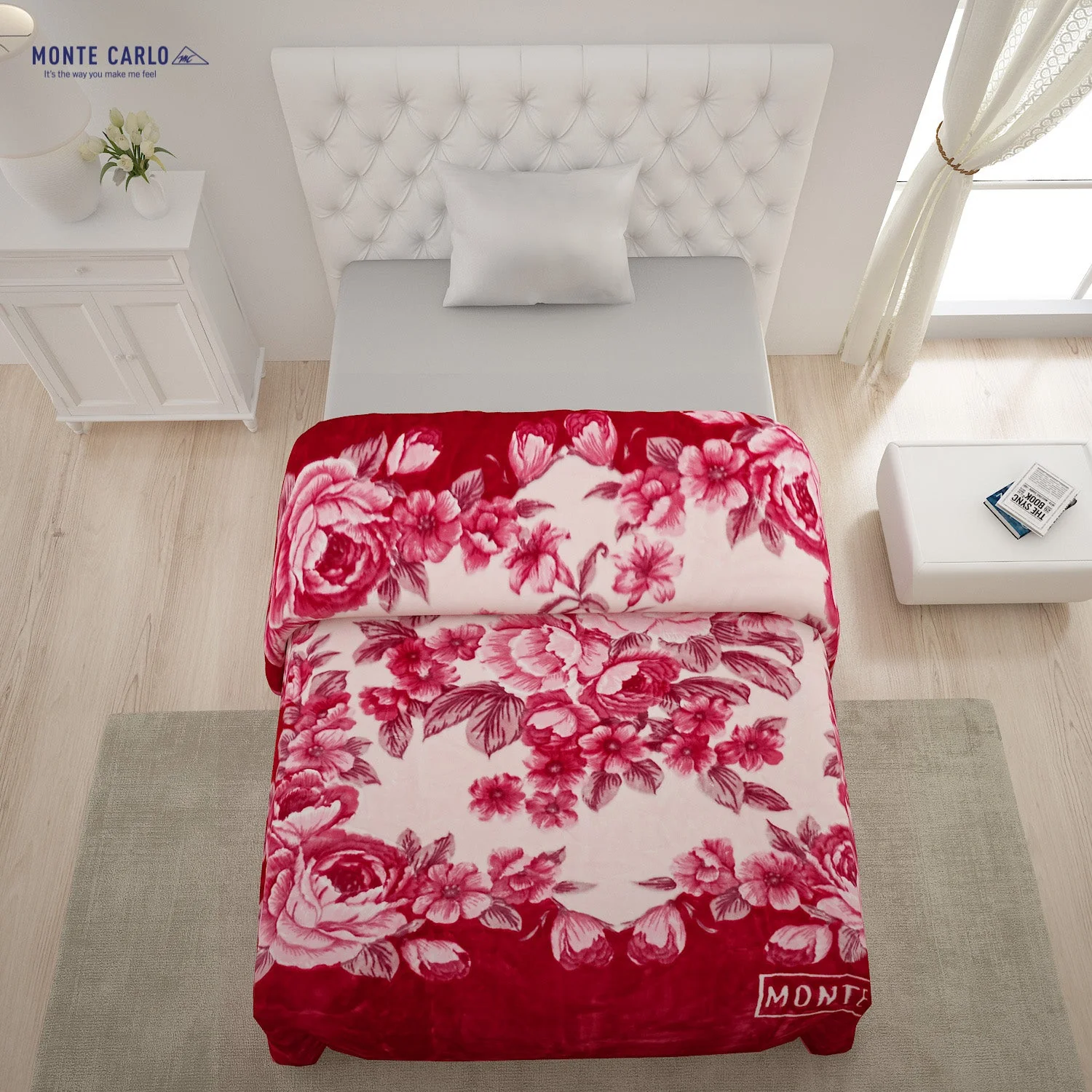 Printed Single Bed 852 GSM Blanket Shagun 2 Ply (Weight 3 kg) - Image 3