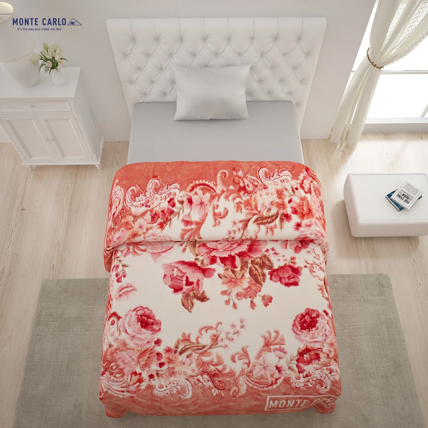 Printed Single Bed 852 GSM Blanket Shagun 2 Ply (Weight 3 kg) - Image 3
