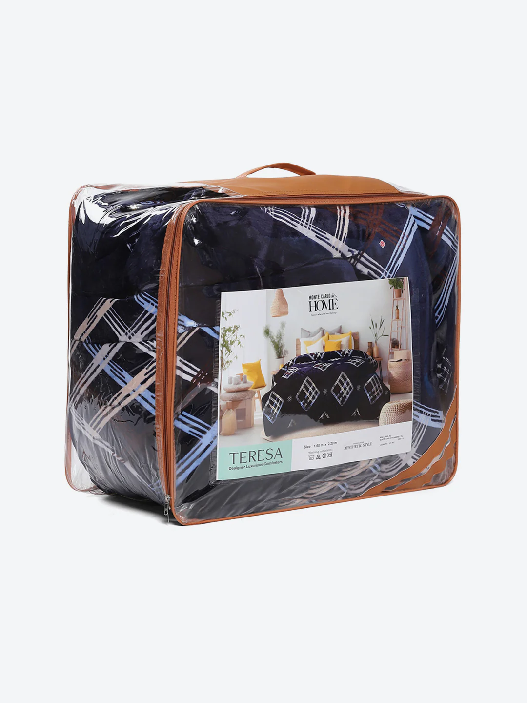 Printed Single Bed 966 GSM Comforter for Winter - (Teresa) - Image 8