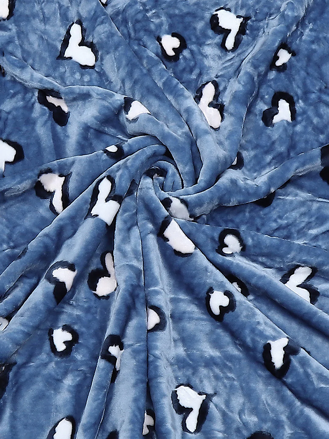 Printed Single Bed Reversible Blanket 2 Ply, 511 GSM, 1.8 kg (New Diamond) - Image 9