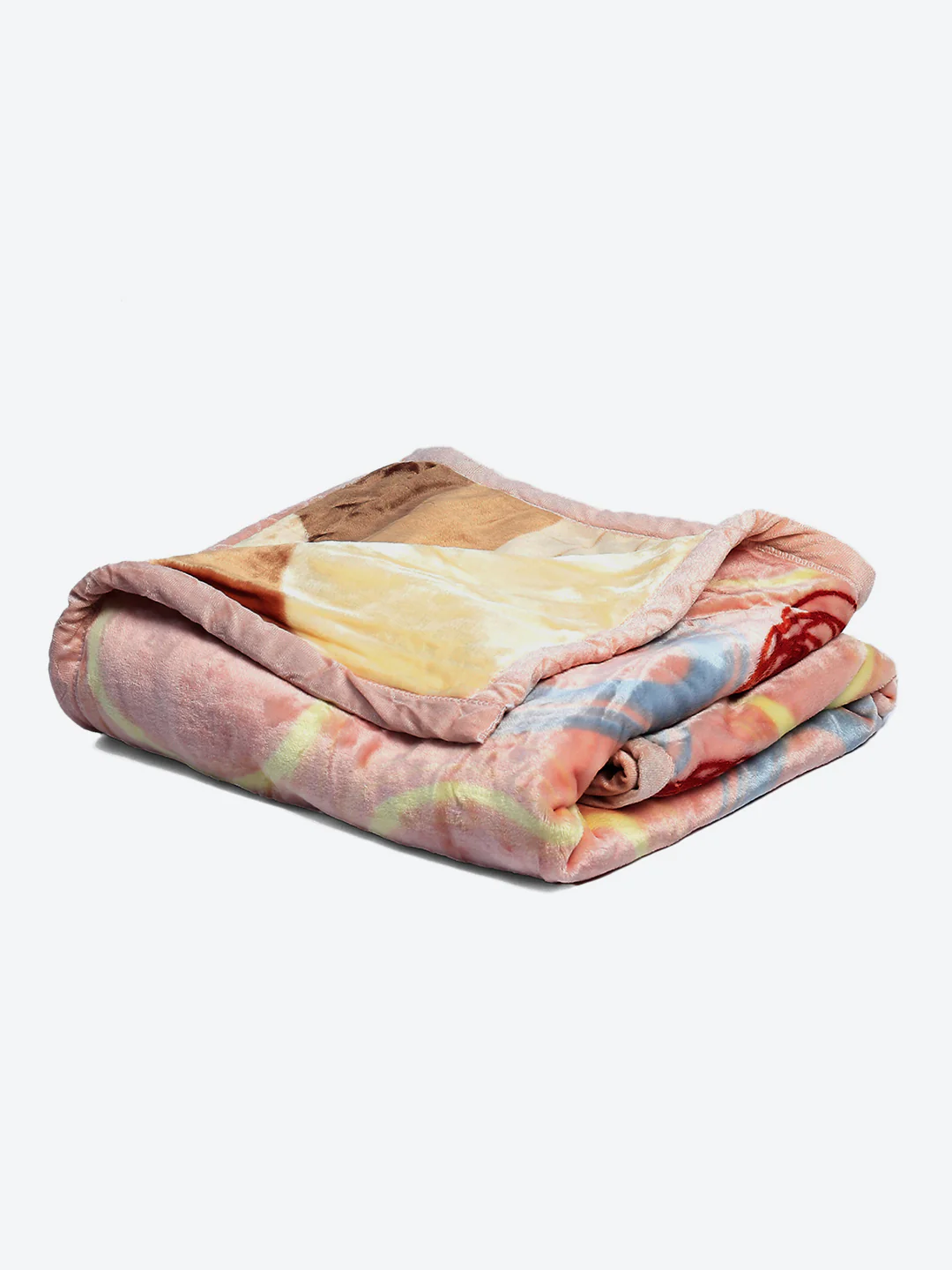 Printed Single Bed Reversible Blanket 2 Ply, 511 GSM, 1.8 kg (New Diamond) - Image 7