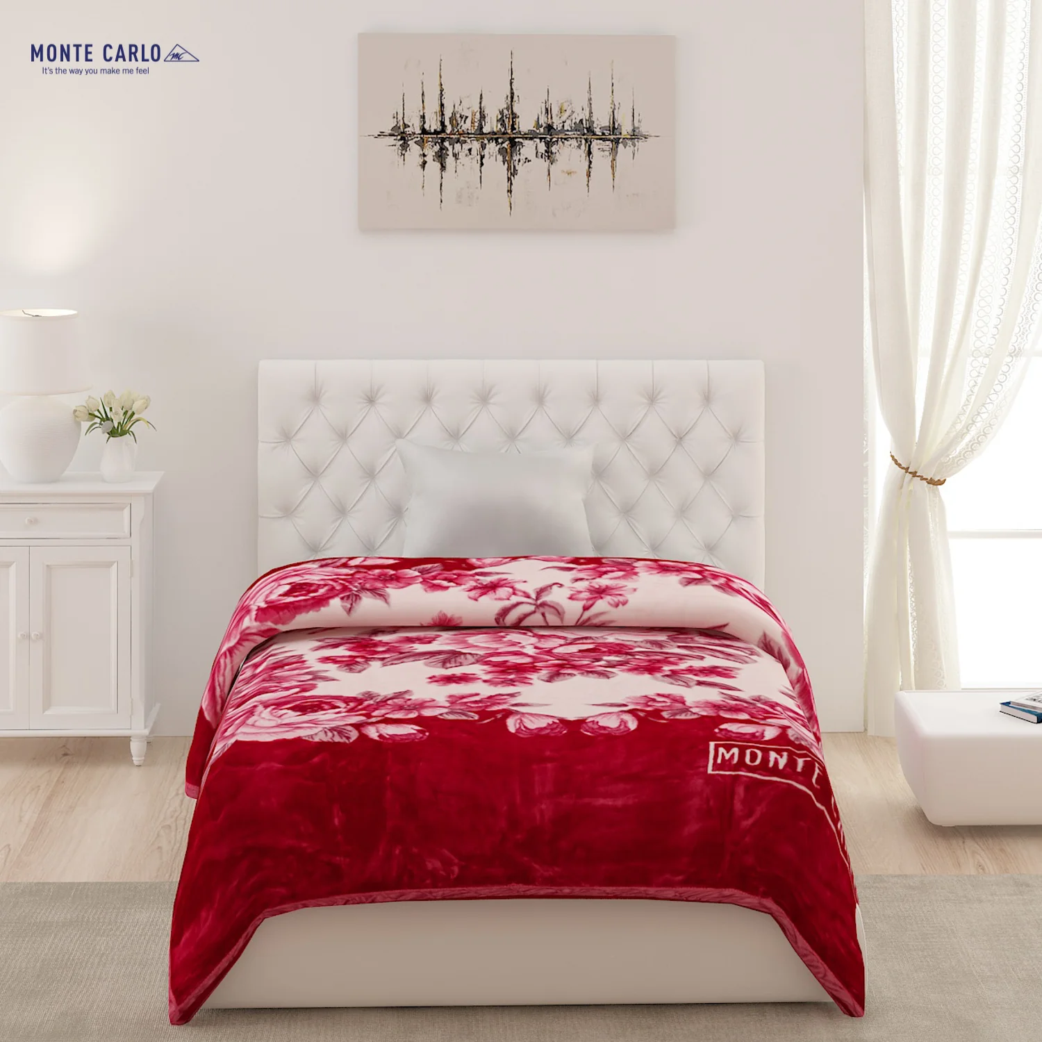 Printed Single Bed Blanket for Heavy Winter -1 Ply - Image 2