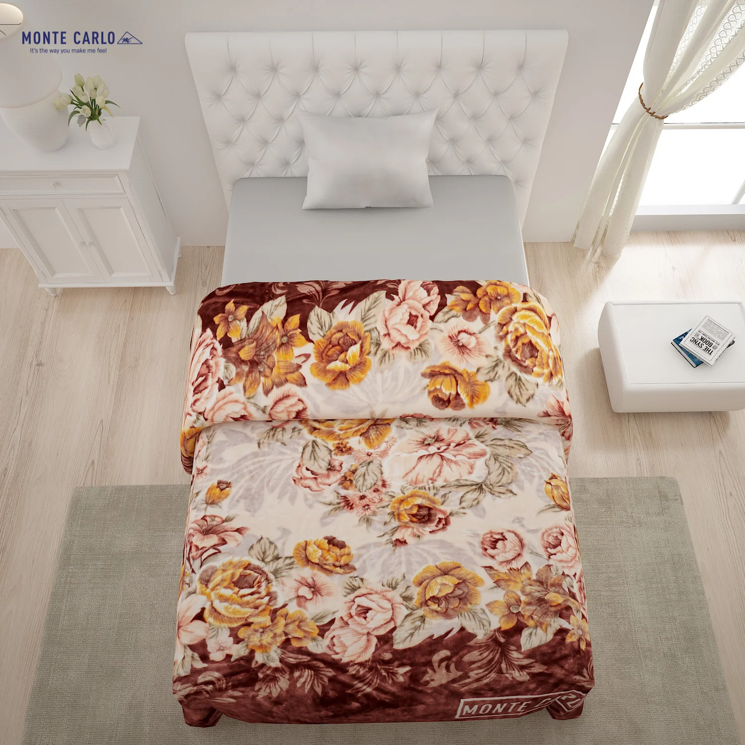 Printed Single Bed Blanket for Heavy Winter -1 Ply - Image 3