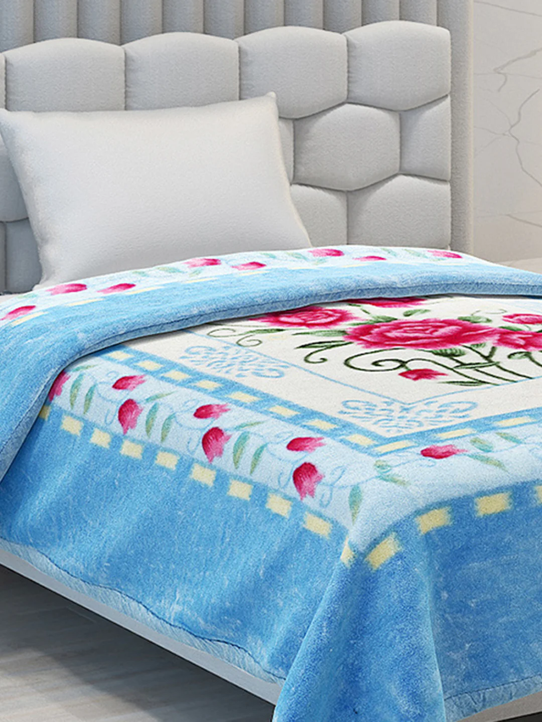 Printed Single Bed Blanket for Heavy Winter -1 Ply - Image 4
