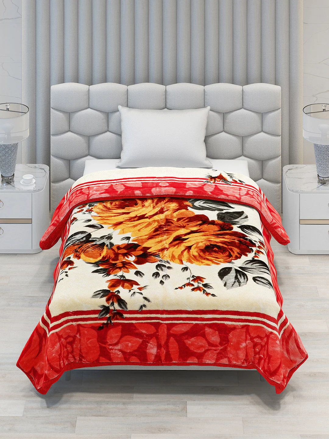 Printed Single Bed Blanket for Heavy Winter -1 Ply - Image 2