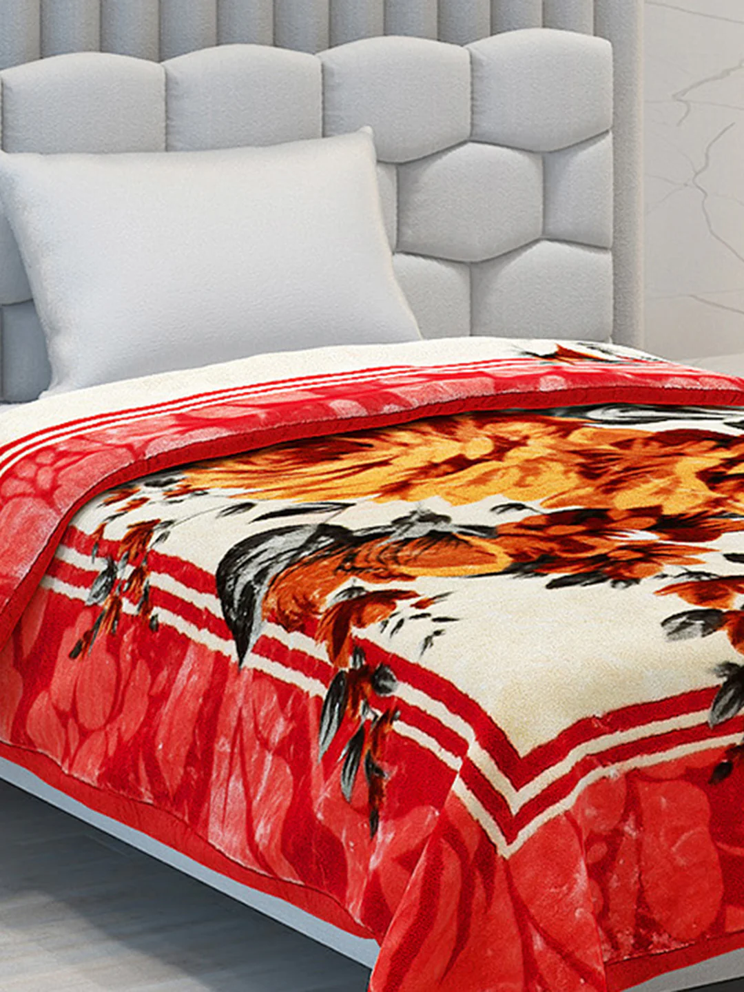 Printed Single Bed Blanket for Heavy Winter -1 Ply - Image 4