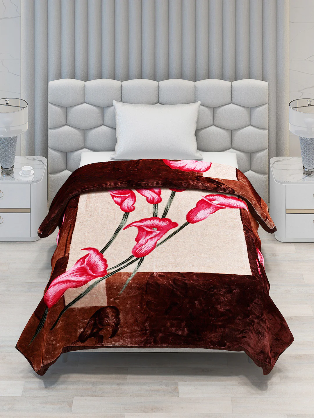 Printed Single Bed Blanket for Heavy Winter -1 Ply - Image 2