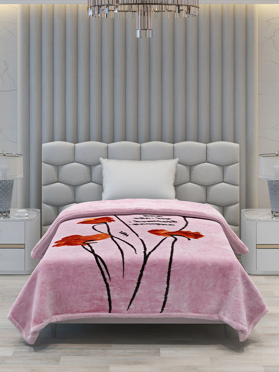 Printed Single Bed Blanket for Heavy Winter -1 Ply - Image 3