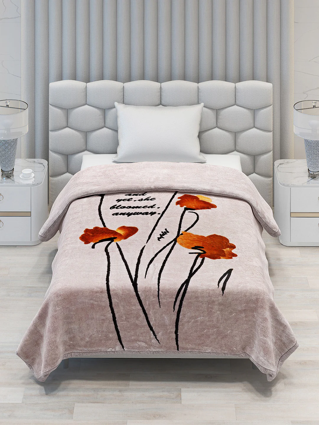 Printed Single Bed Blanket for Heavy Winter -1 Ply - Image 2