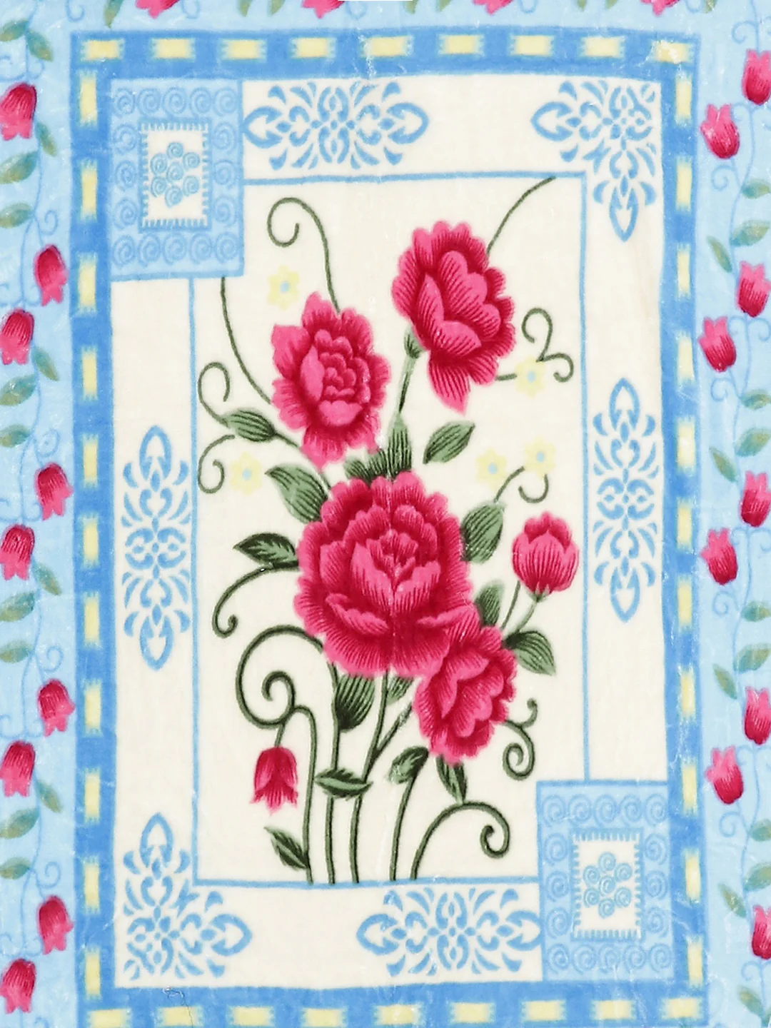 Printed Single Bed Mink Blanket for Mild Winter -1 Ply - Image 6