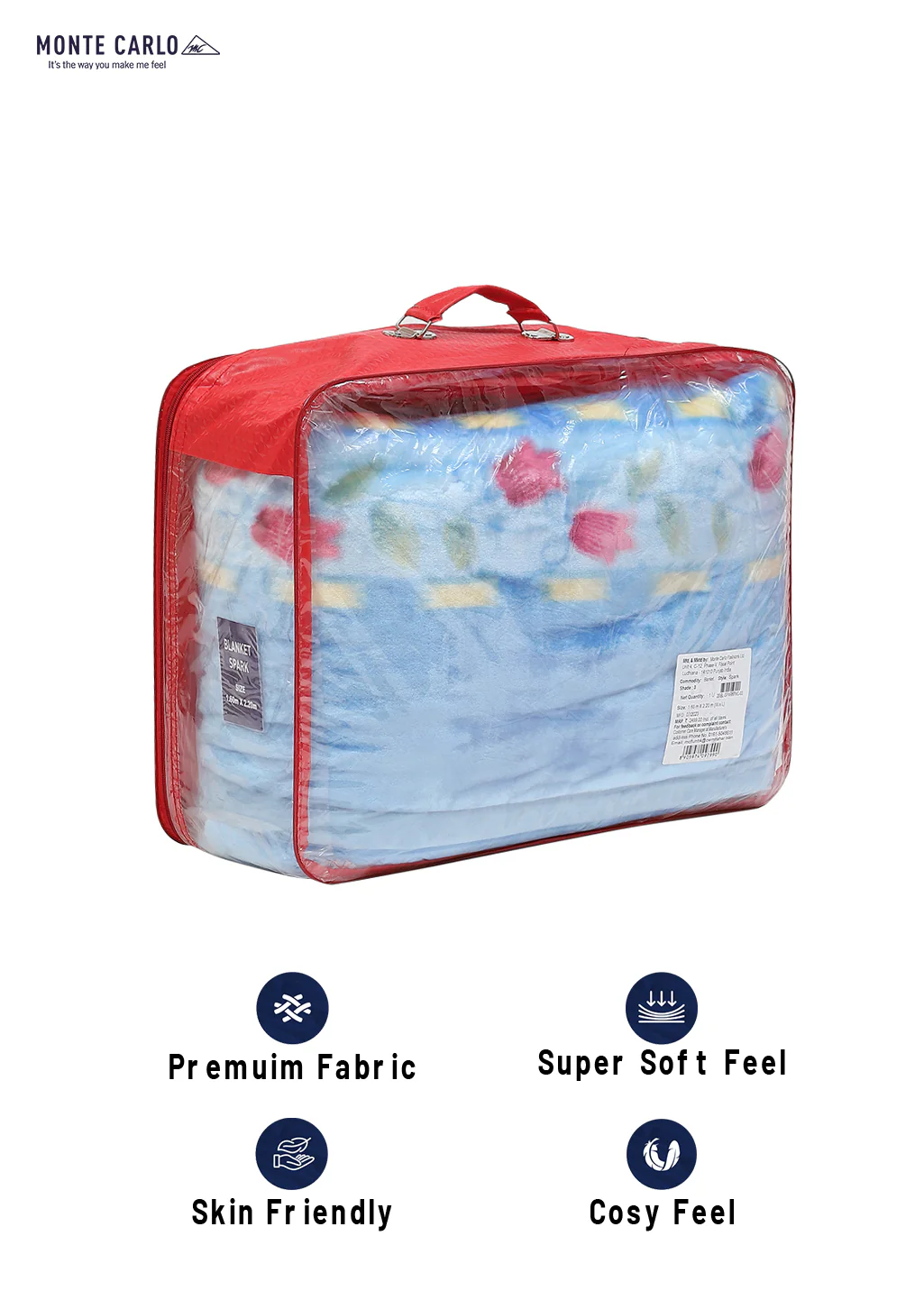 Printed Single Bed Mink Blanket for Mild Winter -1 Ply - Image 8