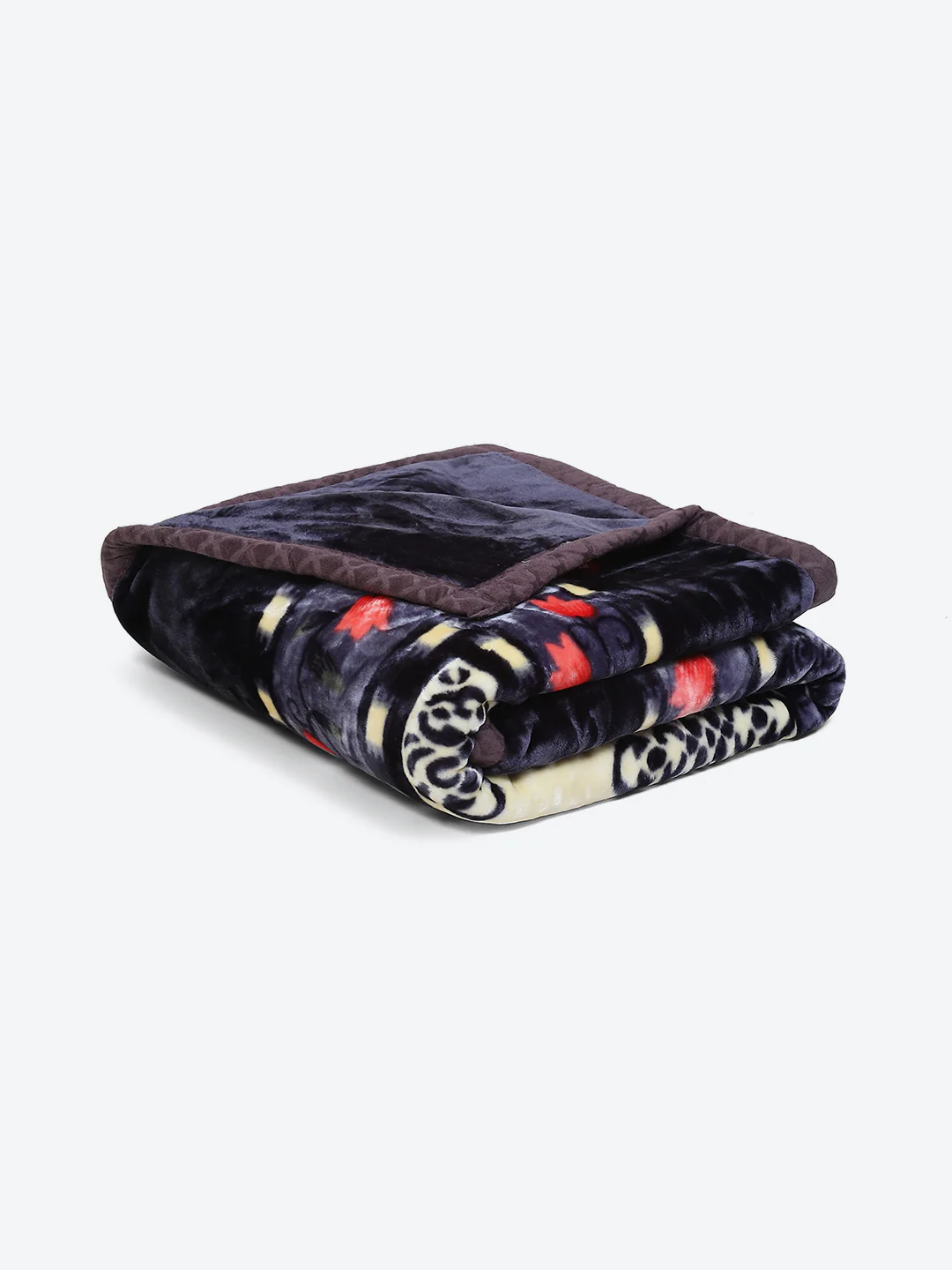 Printed Single Bed Mink Blanket for Mild Winter -1 Ply - Image 5