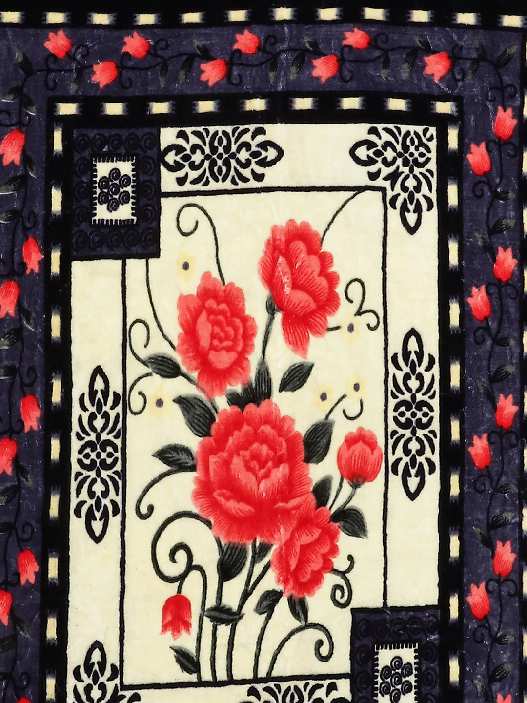 Printed Single Bed Mink Blanket for Mild Winter -1 Ply - Image 6