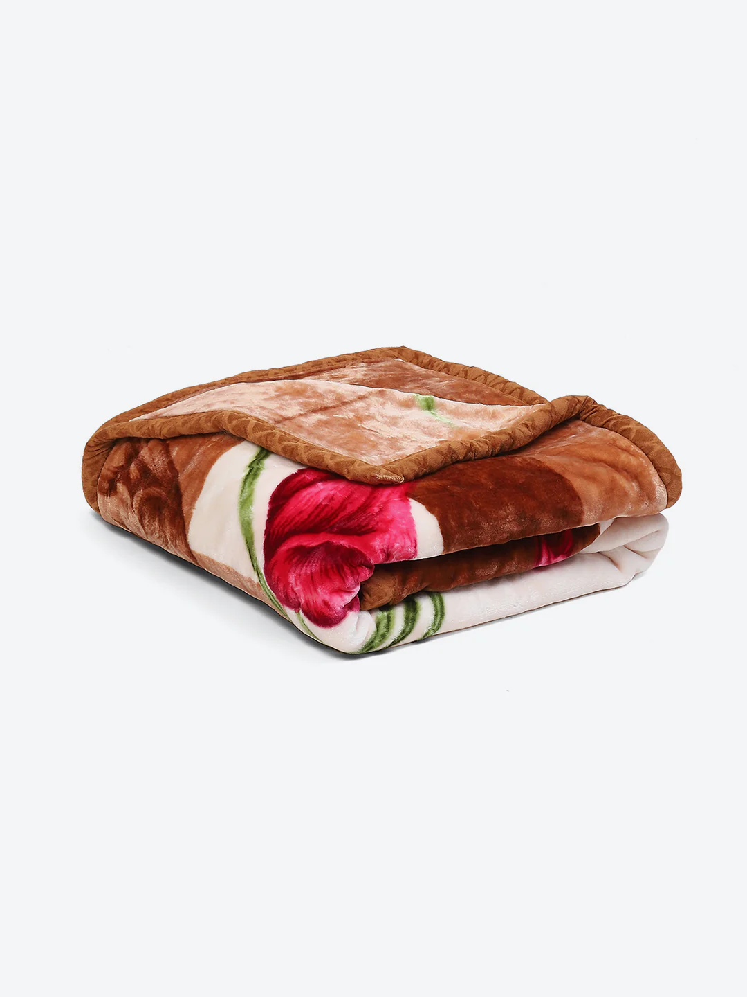 Printed Single Bed Mink Blanket for Mild Winter -1 Ply - Image 5