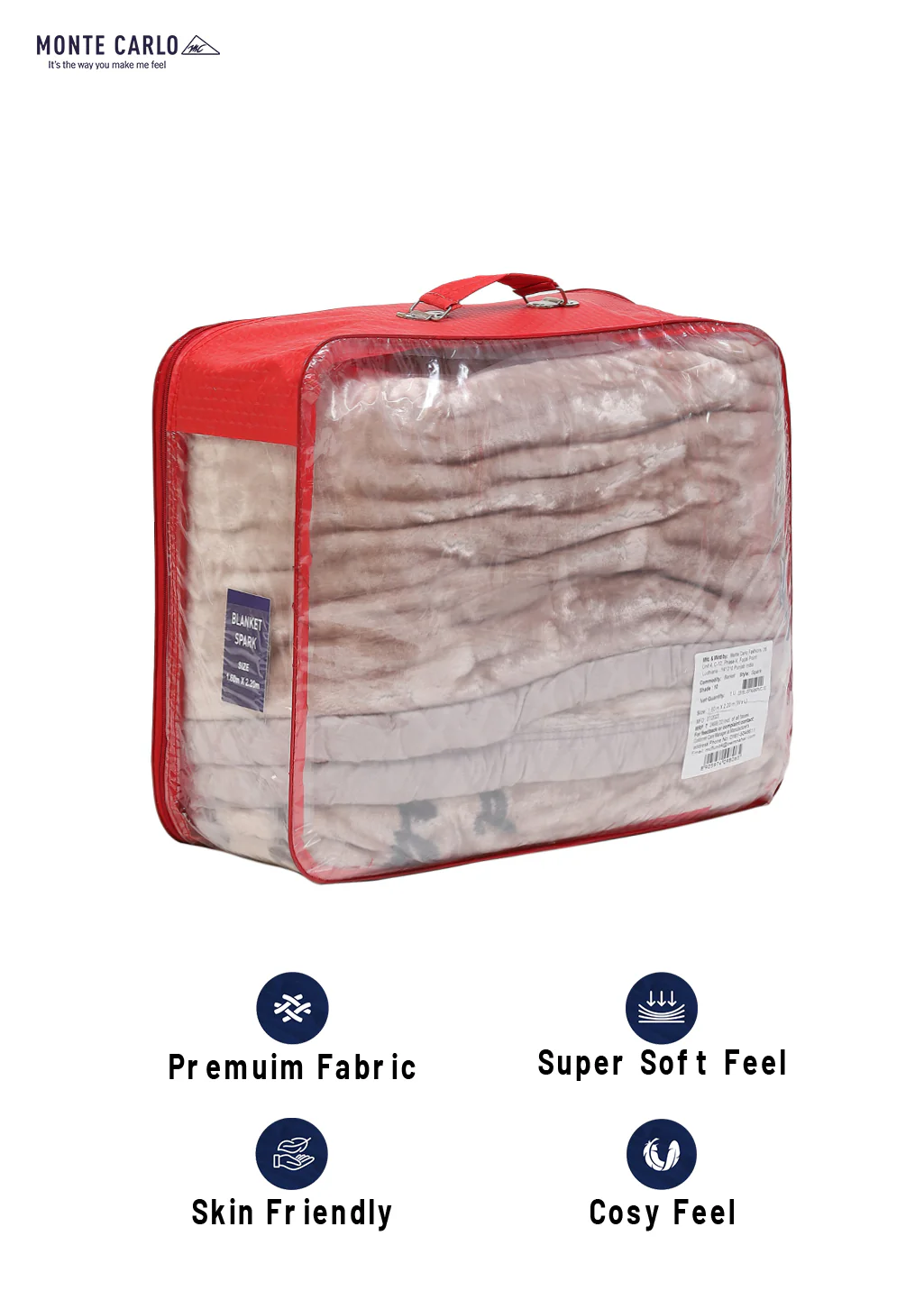 Printed Single Bed Mink Blanket for Mild Winter -1 Ply - Image 8