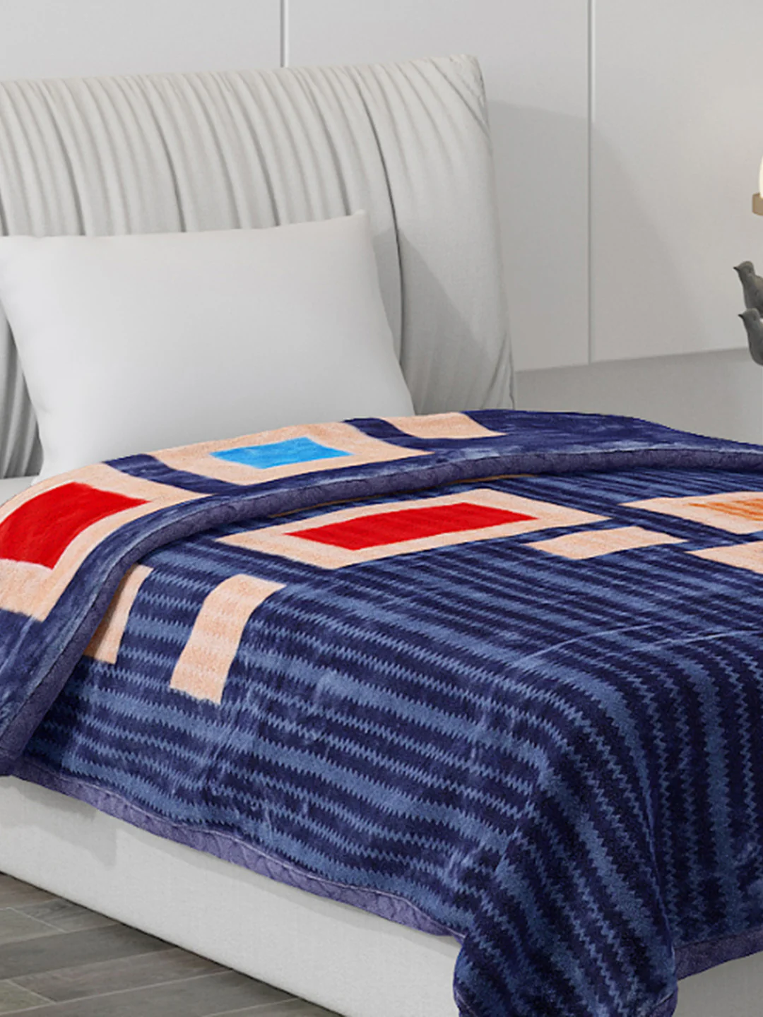 Printed Single Bed Blanket for Heavy Winter -2 Ply - Image 7