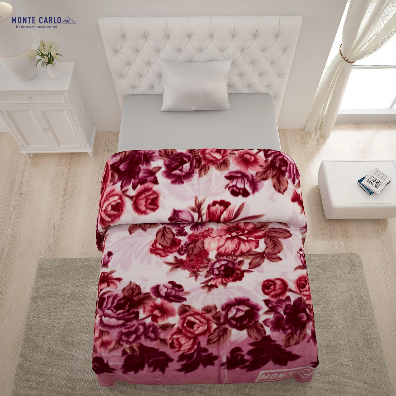 Printed Single Bed Blanket for Heavy Winter -2 Ply - Image 3