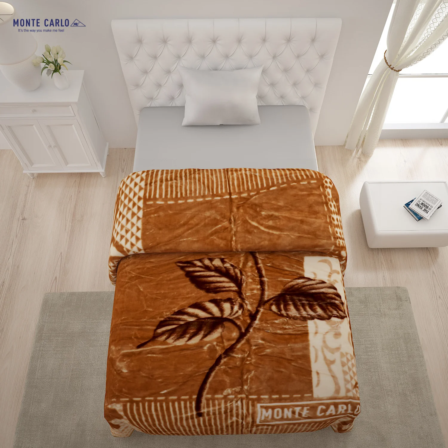 Printed Single Bed Blanket for Heavy Winter -2 Ply - Image 3