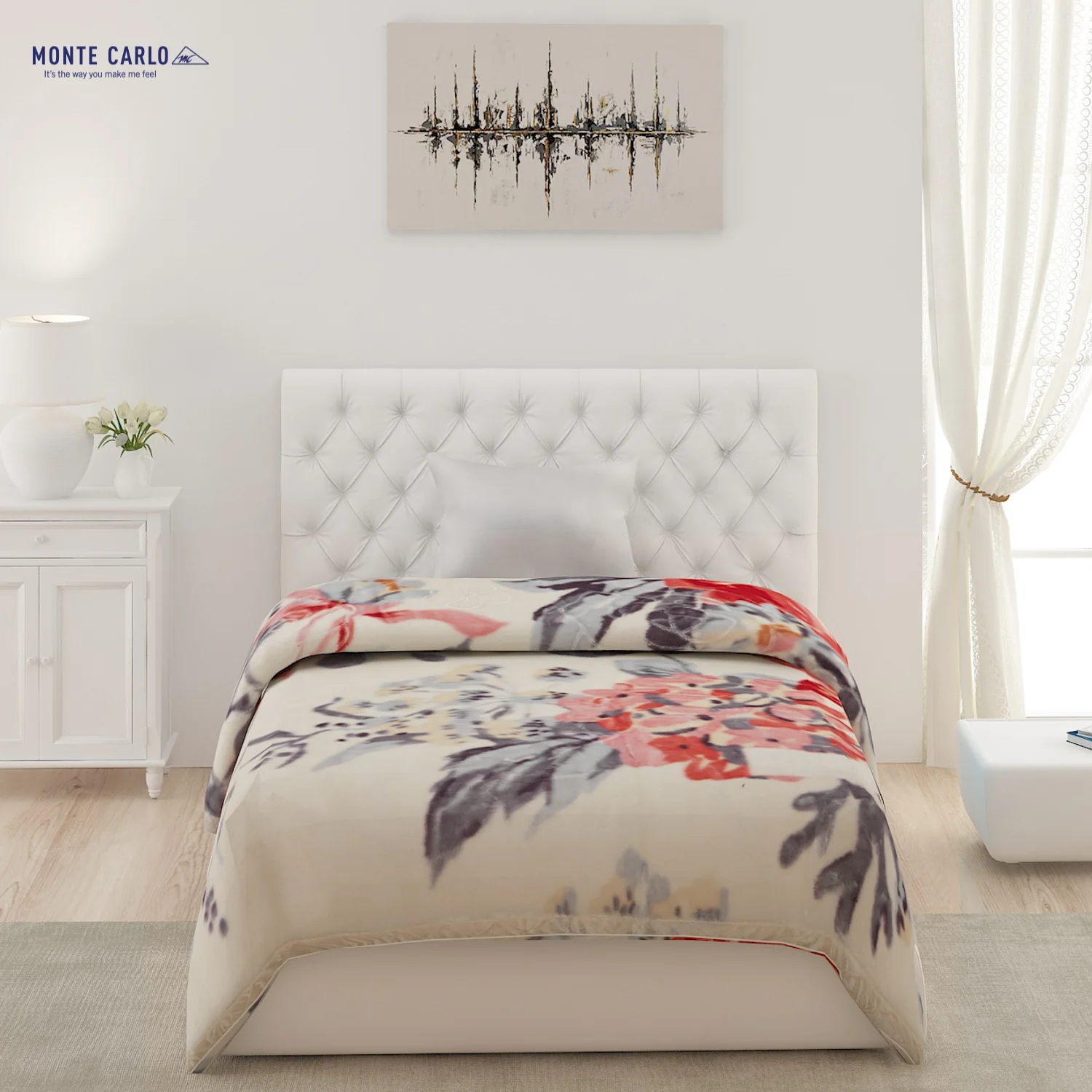Printed Single Bed Blanket for Heavy Winter -2 Ply - Image 3