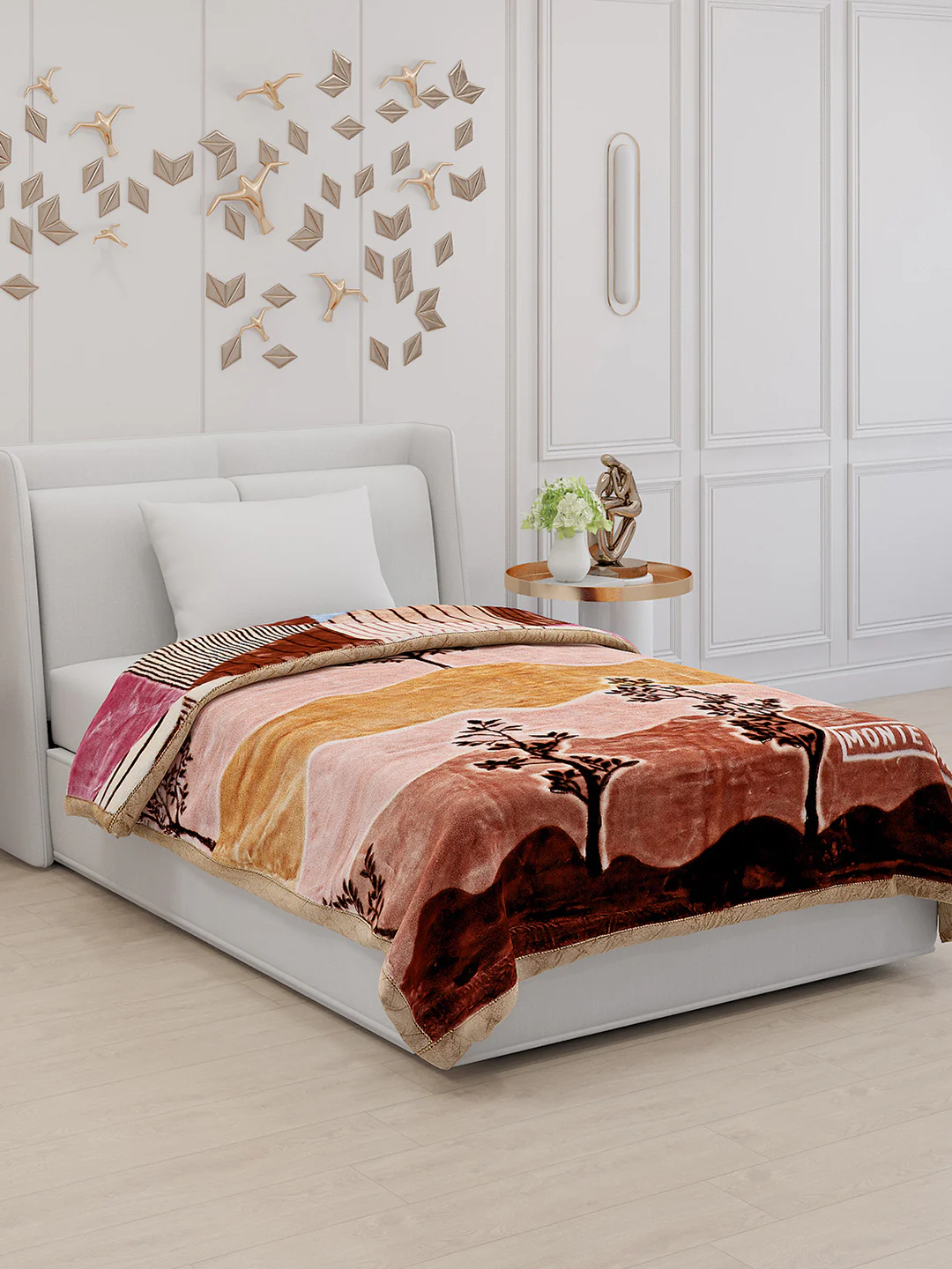 Printed Single Bed Blanket for Heavy Winter -2 Ply - Image 6
