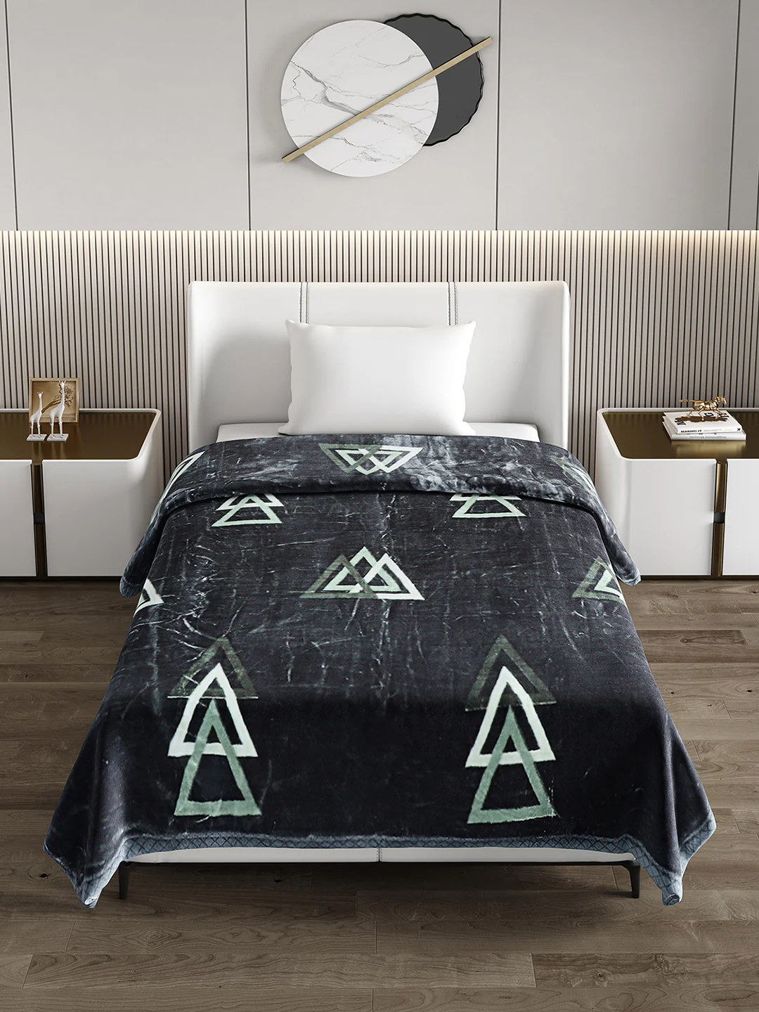 Printed Single Bed Blanket for Heavy Winter -2 Ply - Image 3