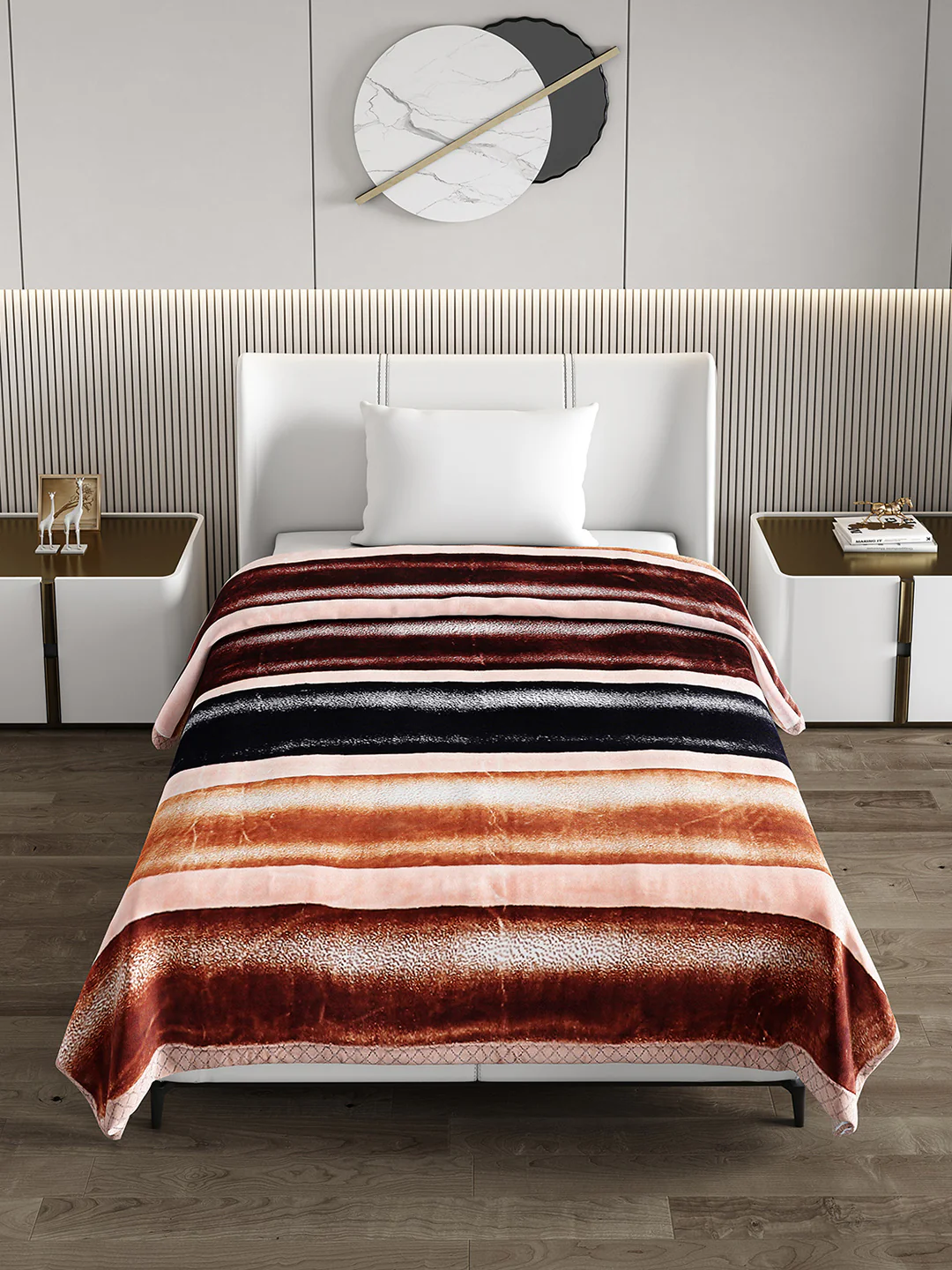 Printed Single Bed Blanket for Heavy Winter -2 Ply - Image 3