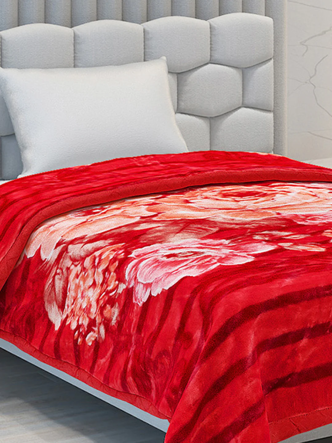 Printed Single Bed Blanket for Heavy Winter -3 Ply - Image 4