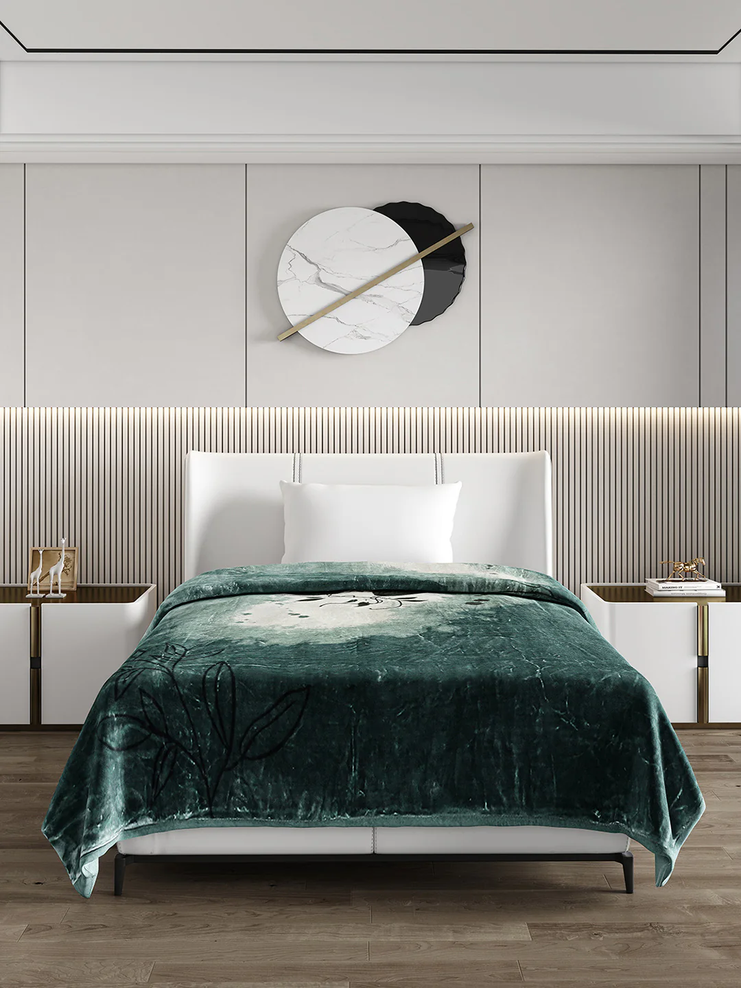 Printed Single Bed Blanket for Heavy Winter -3 Ply - Image 2