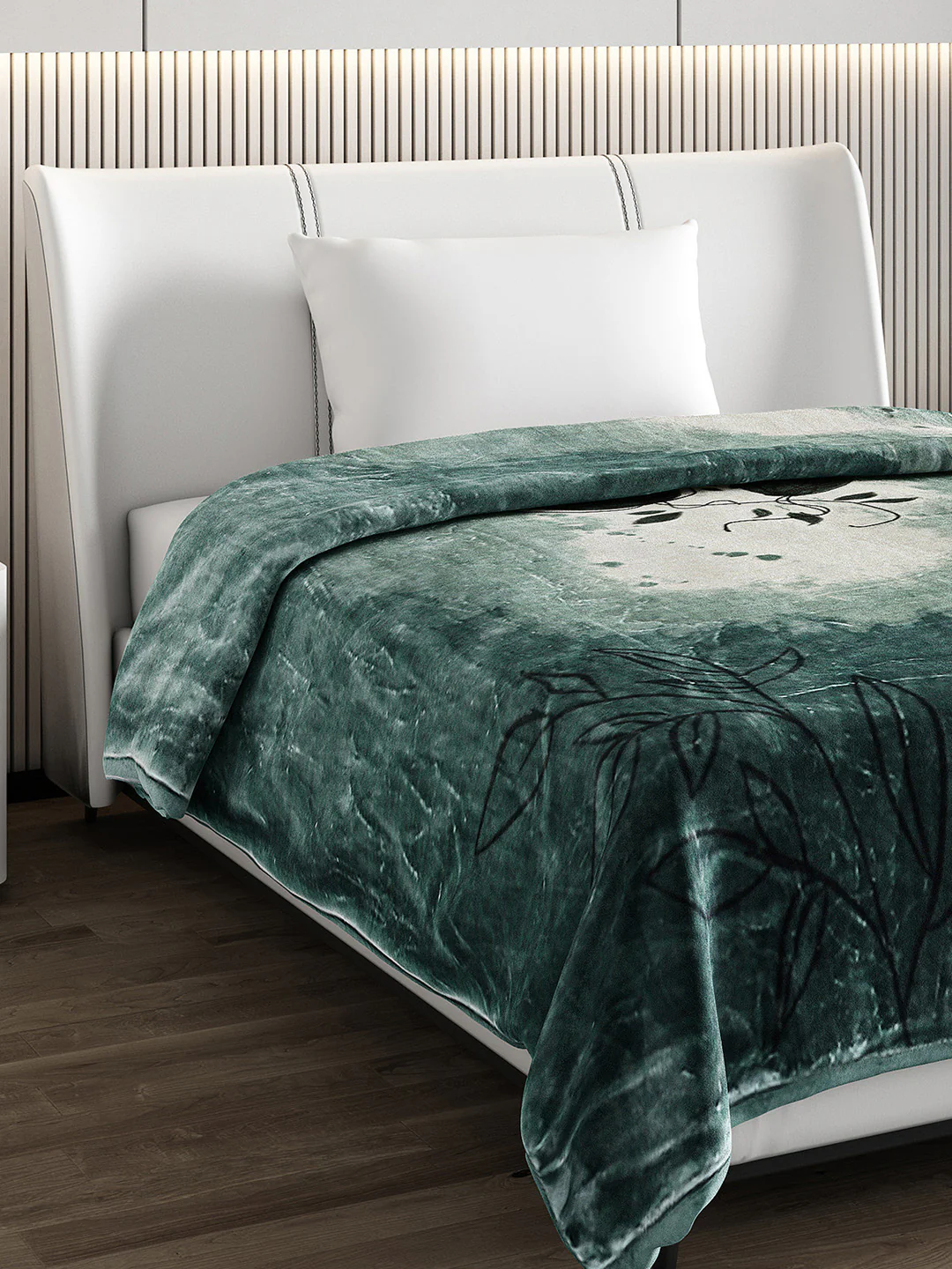 Printed Single Bed Blanket for Heavy Winter -3 Ply - Image 4