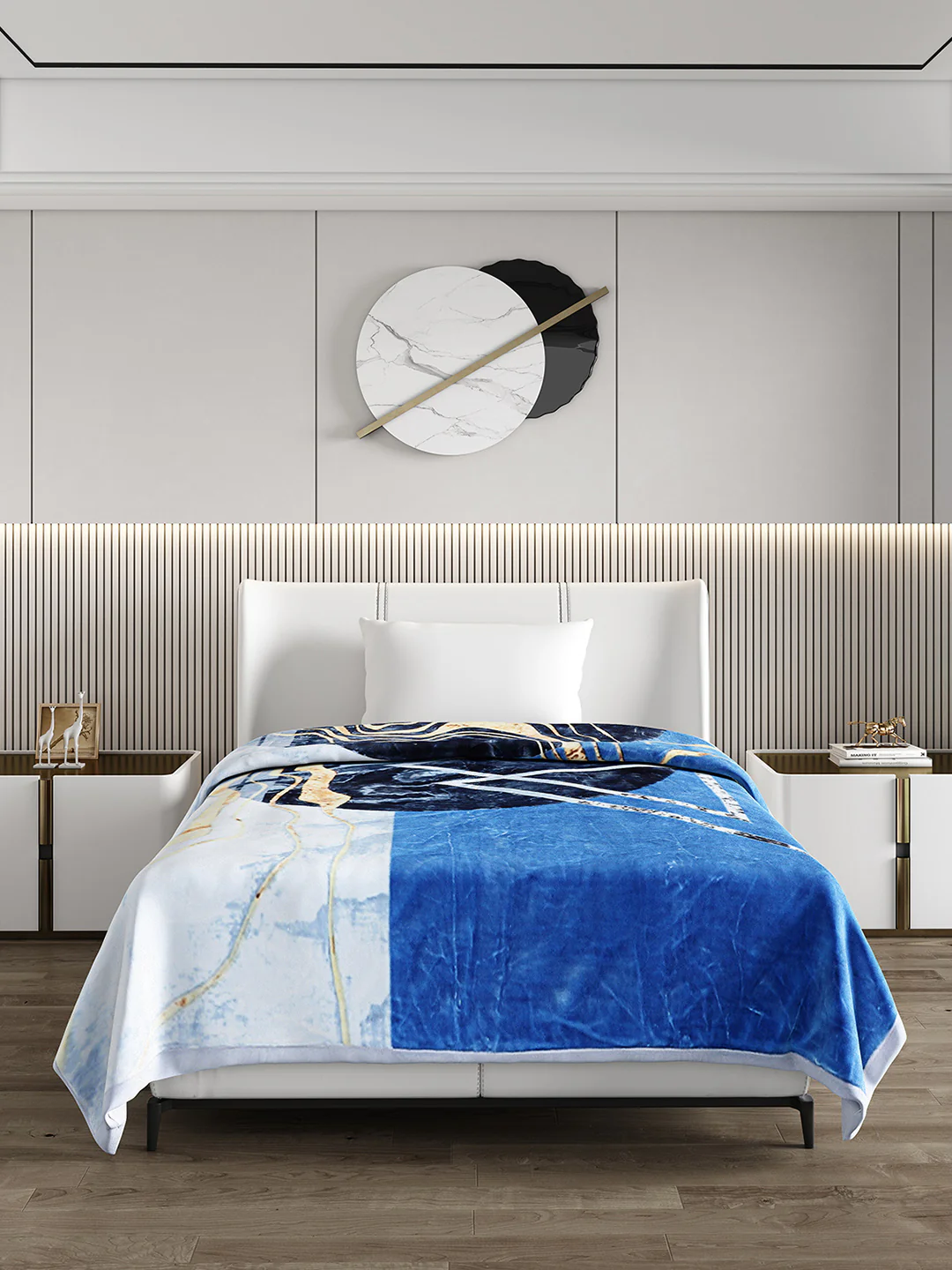 Printed Single Bed Blanket for Heavy Winter -3 Ply - Image 2
