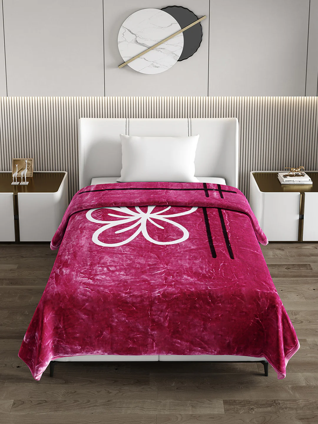 Printed Single Bed Blanket for Heavy Winter -3 Ply - Image 3