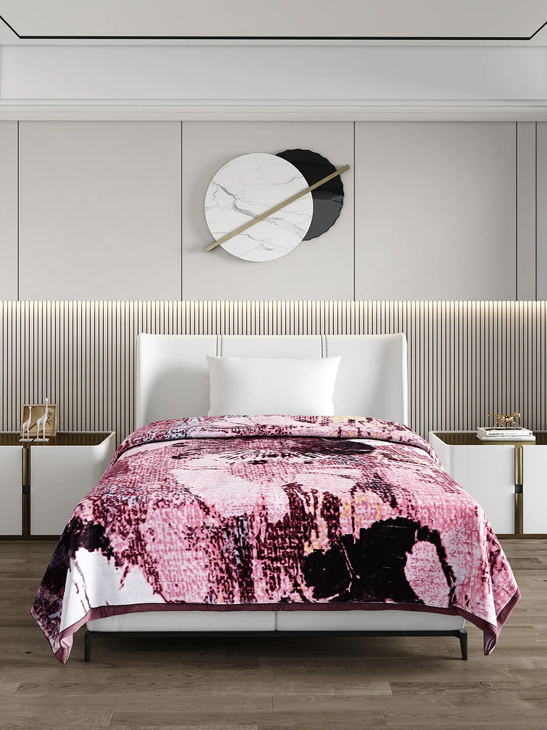 Printed Single Bed Blanket for Heavy Winter -3 Ply - Image 2