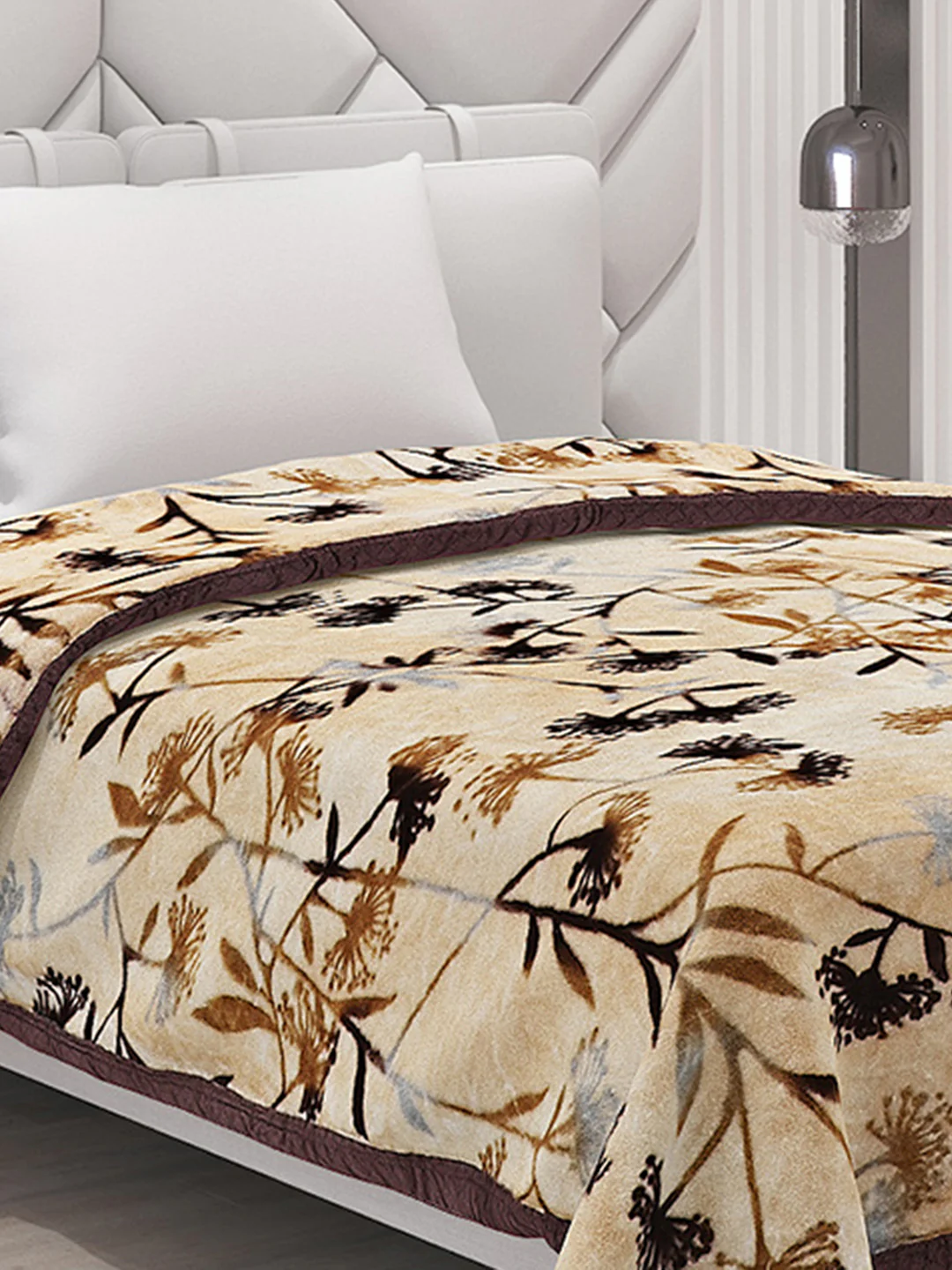 Printed Single Bed Blanket for Mild Winter -1 Ply - Image 4