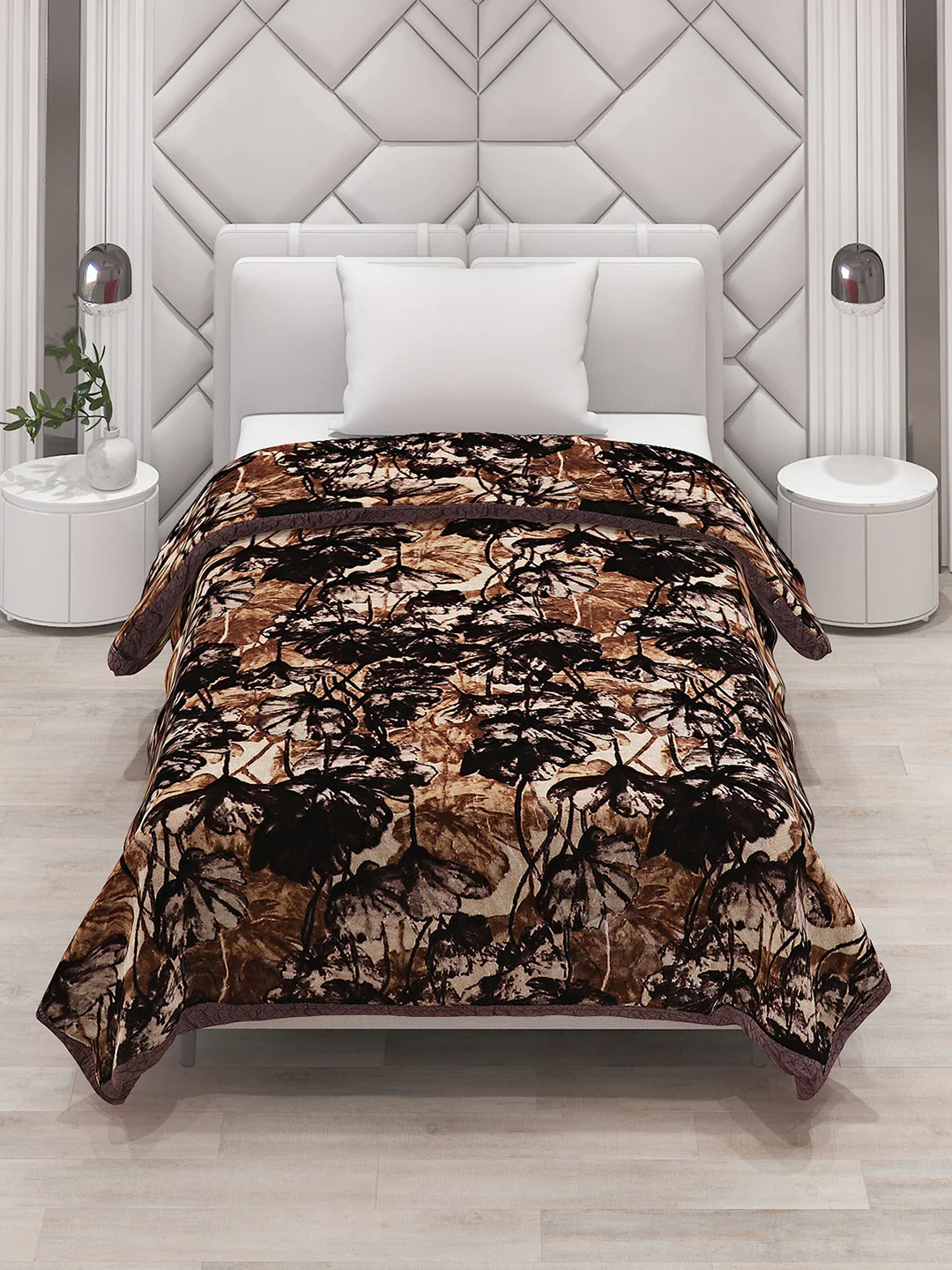 Printed Single Bed Blanket for Mild Winter -1 Ply - Image 2