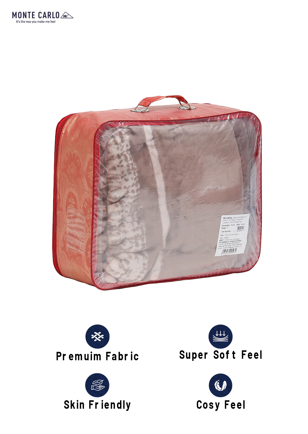 Printed Single Bed Blanket for Mild Winter -1 Ply - Image 8