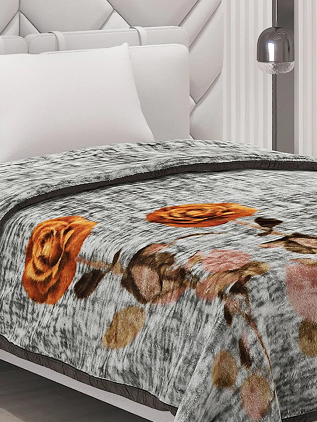 Printed Single Bed Blanket for Mild Winter -1 Ply - Image 4