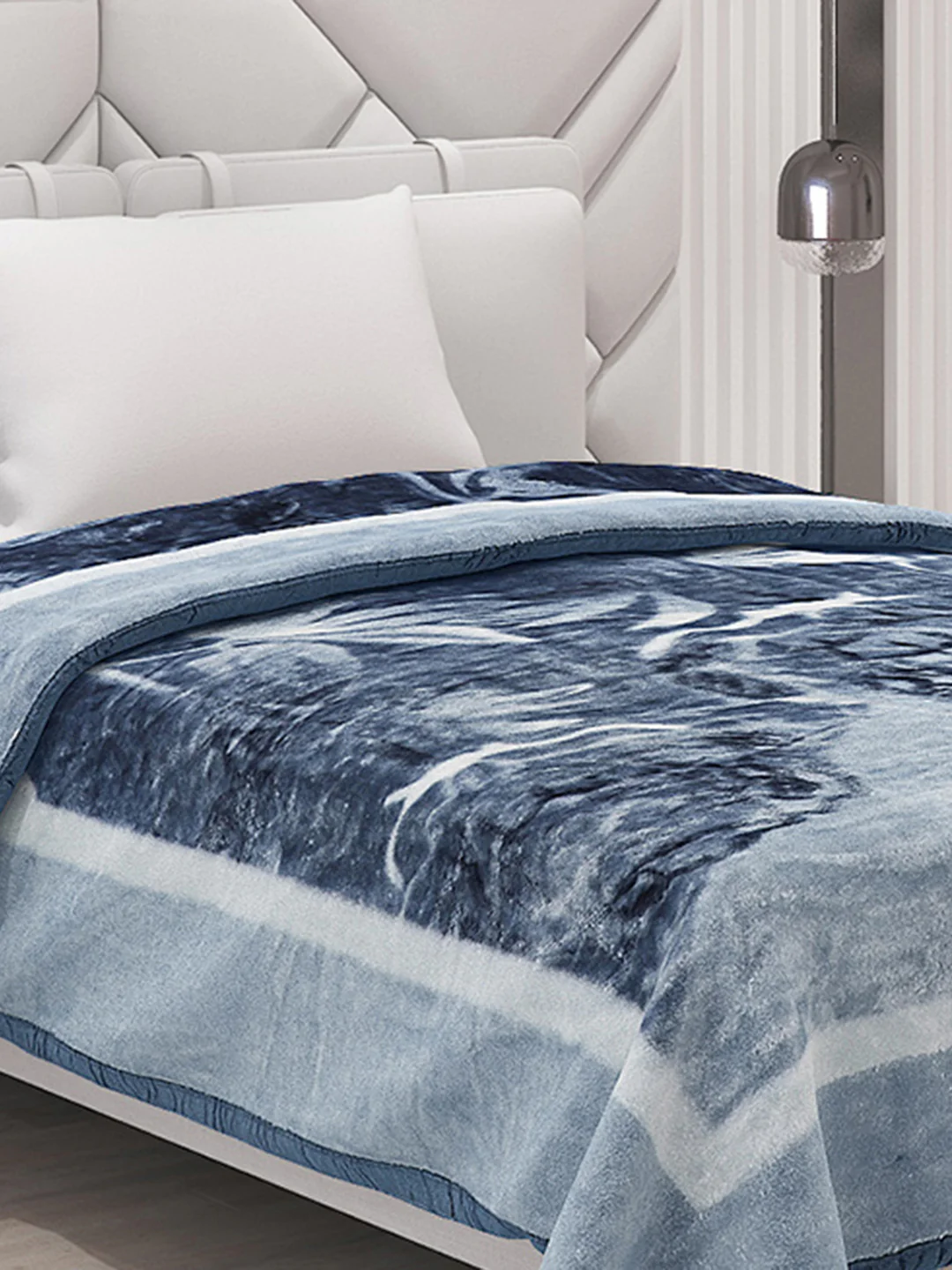Printed Single Bed Blanket for Mild Winter -1 Ply - Image 4