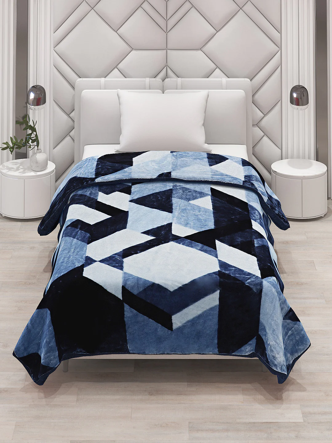 Printed Single Bed Blanket for Mild Winter -1 Ply - Image 2
