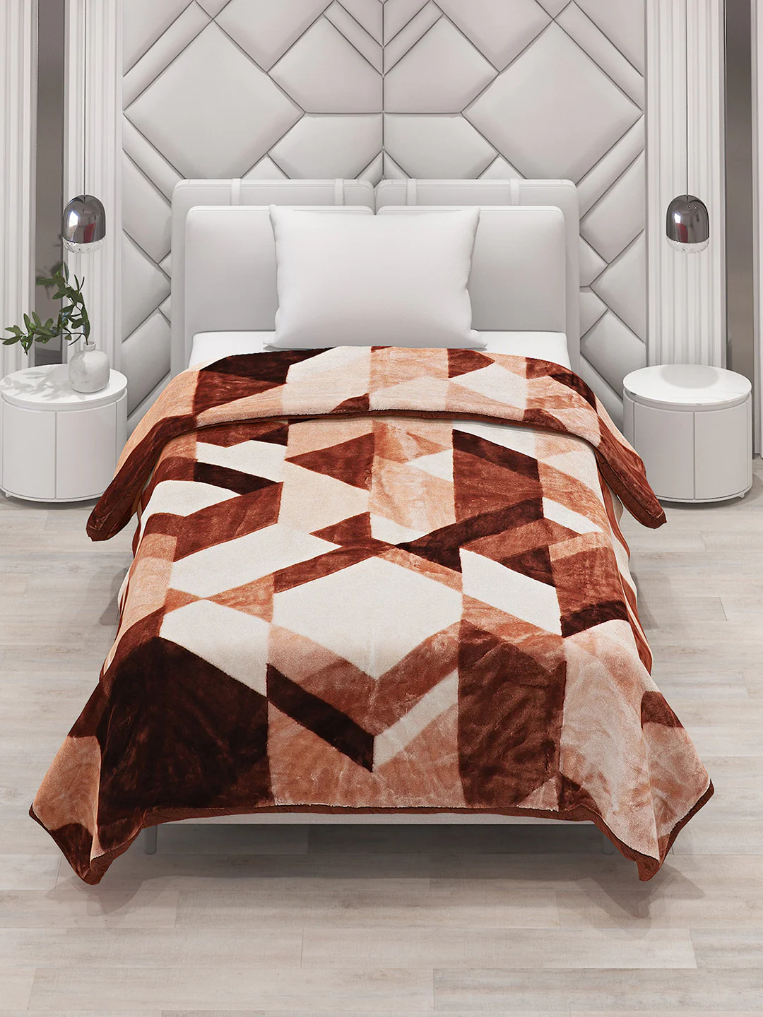 Printed Single Bed Blanket for Mild Winter -1 Ply - Image 2