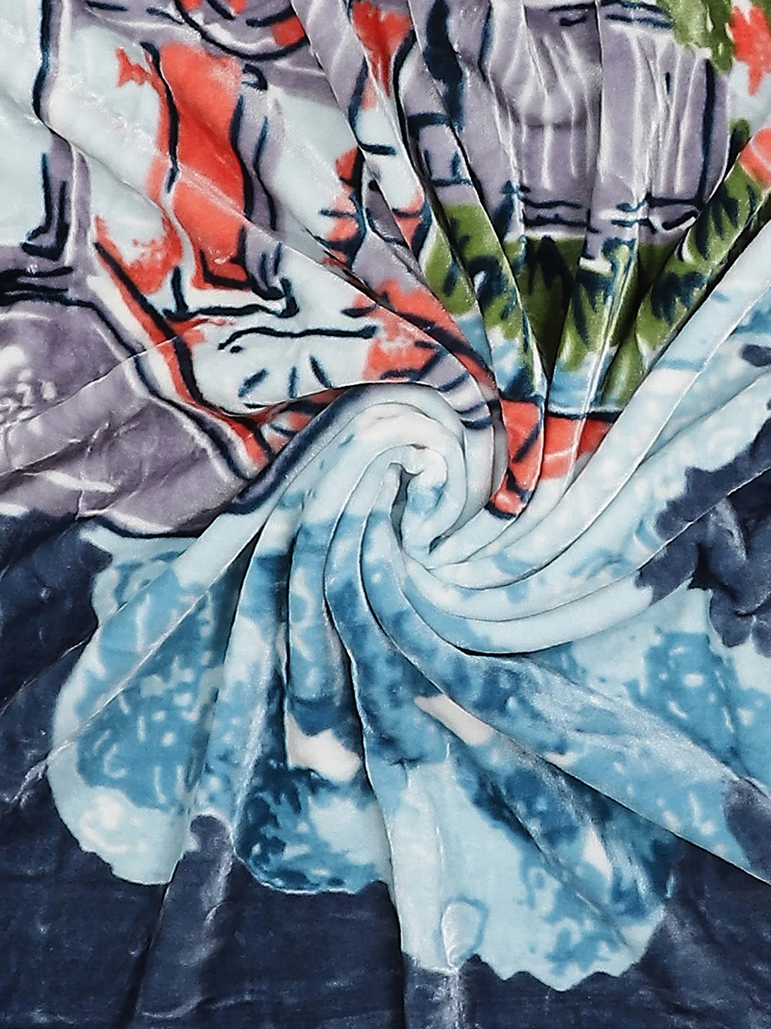 Printed Single Bed Blanket for Mild Winter -1 Ply - Image 7