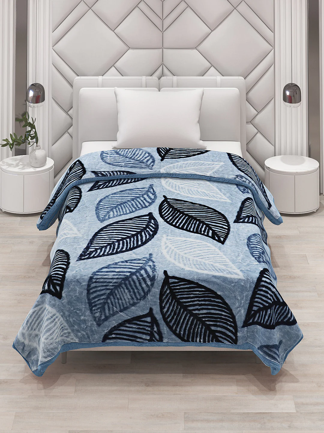 Printed Single Bed Blanket for Mild Winter -1 Ply - Image 2