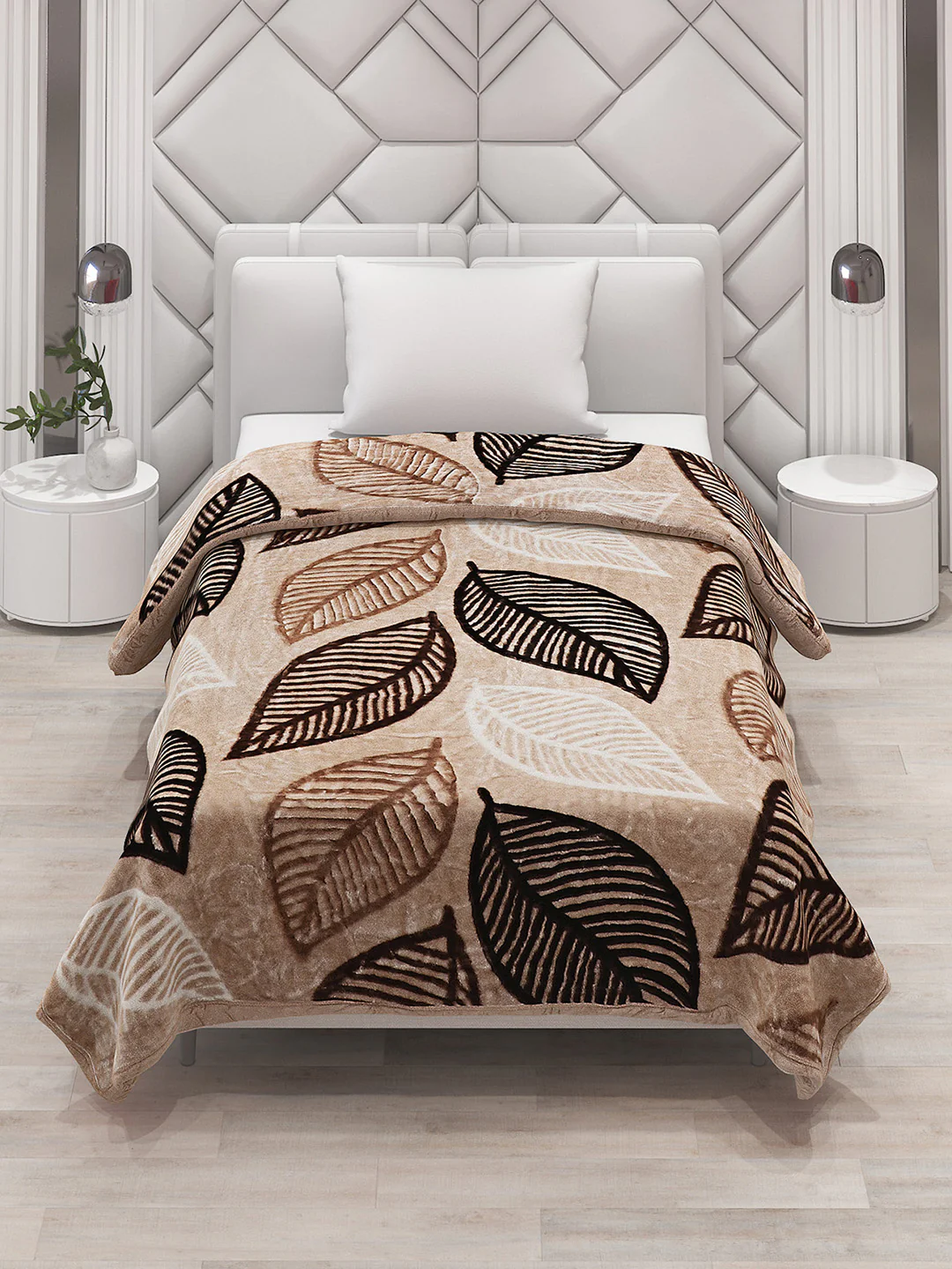 Printed Single Bed Blanket for Mild Winter -1 Ply - Image 2
