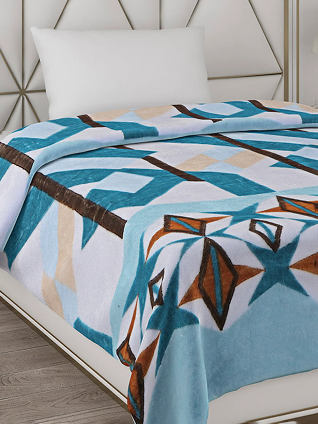 Printed Single Bed Blanket for Mild Winter -1 Ply - Image 4