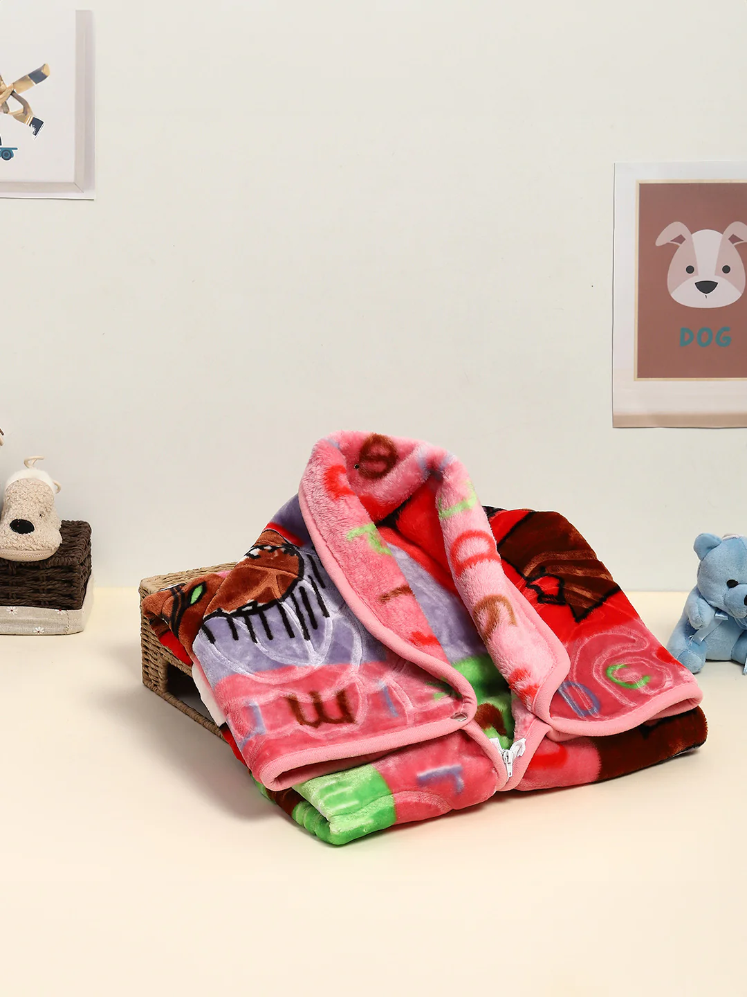Printed Baby Blanket for Mild Winter -1 Ply - Image 2