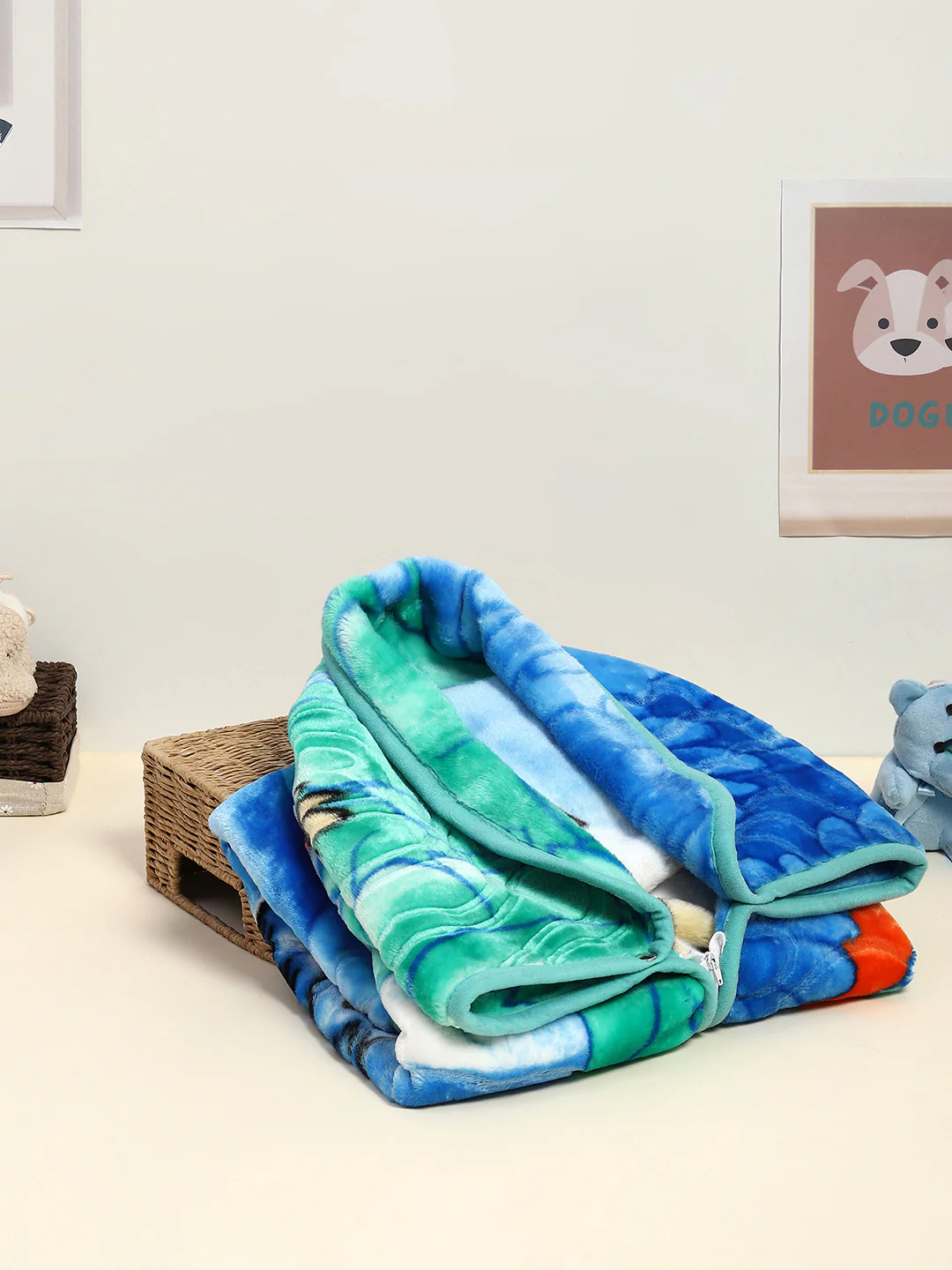 Printed Baby Blanket for Mild Winter -1 Ply - Image 2